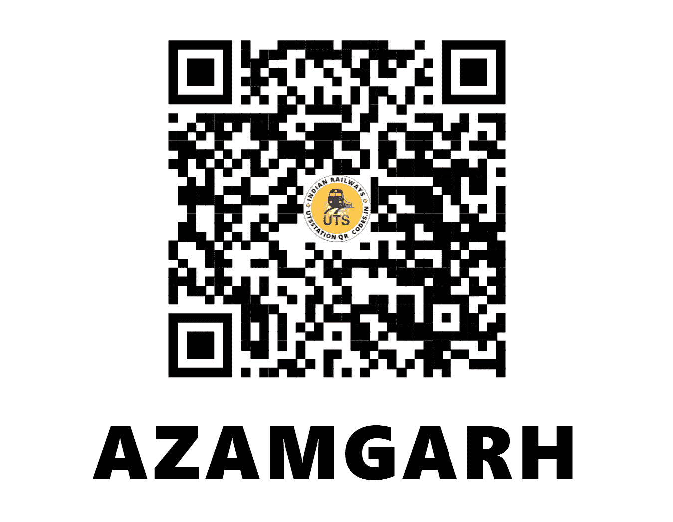 UTS QR Code for AZAMGARH - AMH - NE (UTTAR PRADESH)